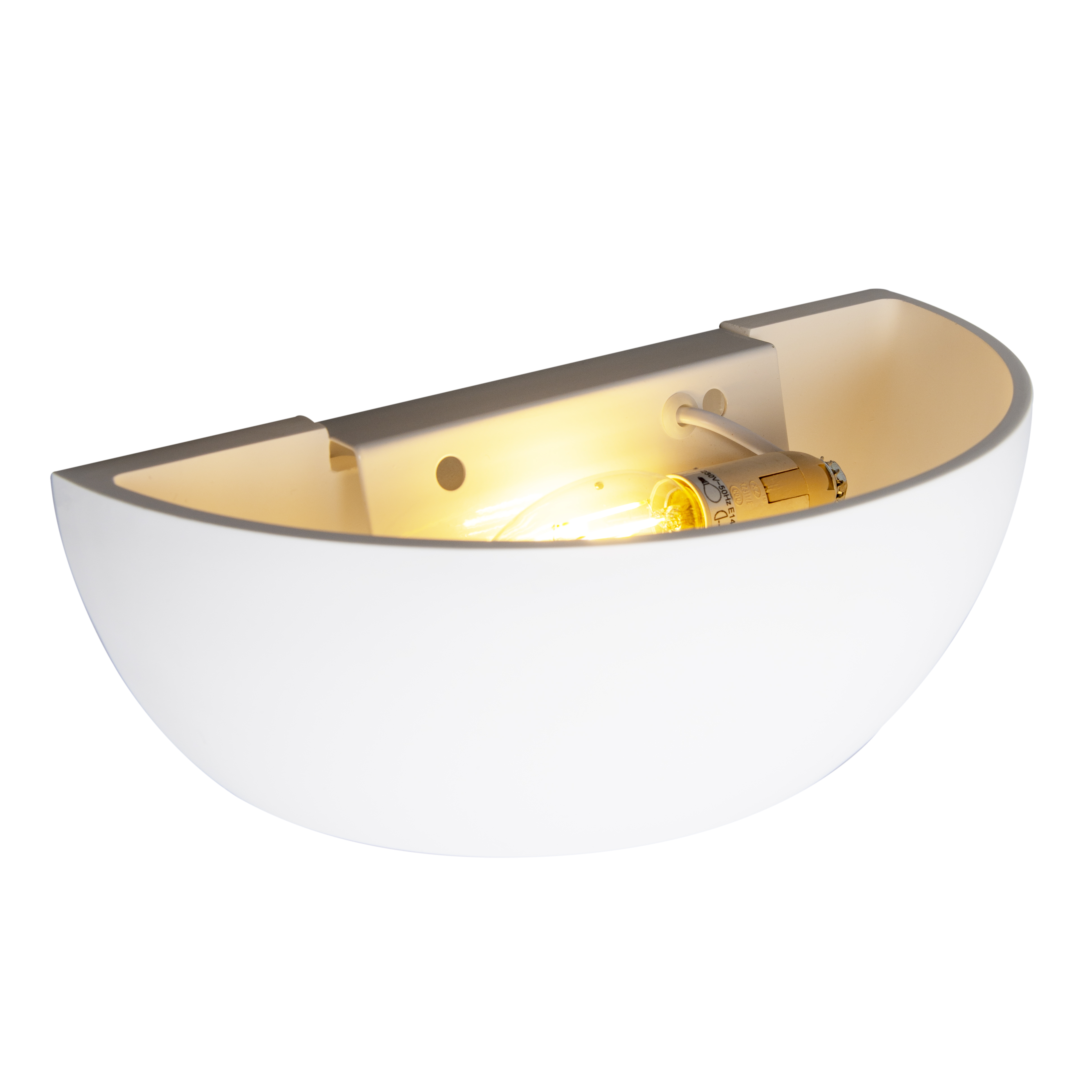 Applique murale moderne blanche - Hiske