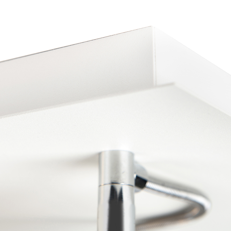Foco de diseño blanco 4-luces ajustable - Nox