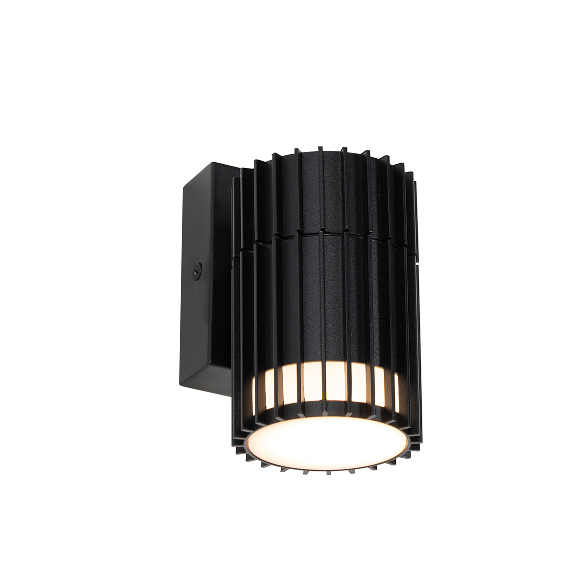Lampada da parete da esterno di design nera IP44 - Boris