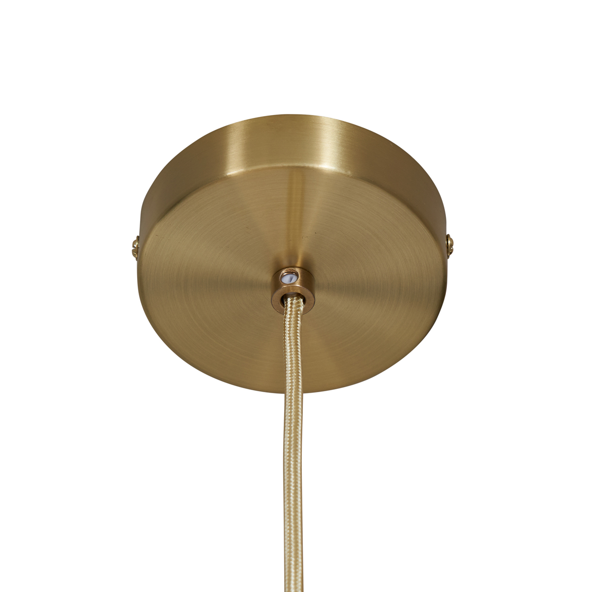 Hotel Chic Hängelampe Gold mit Opalweißem Glas 6-Lichter - Monaco