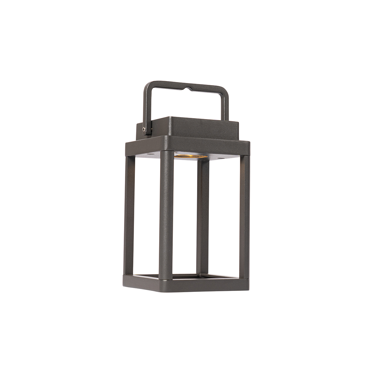 Lámpara de mesa de exterior gris oscuro con LED recargable - Yara