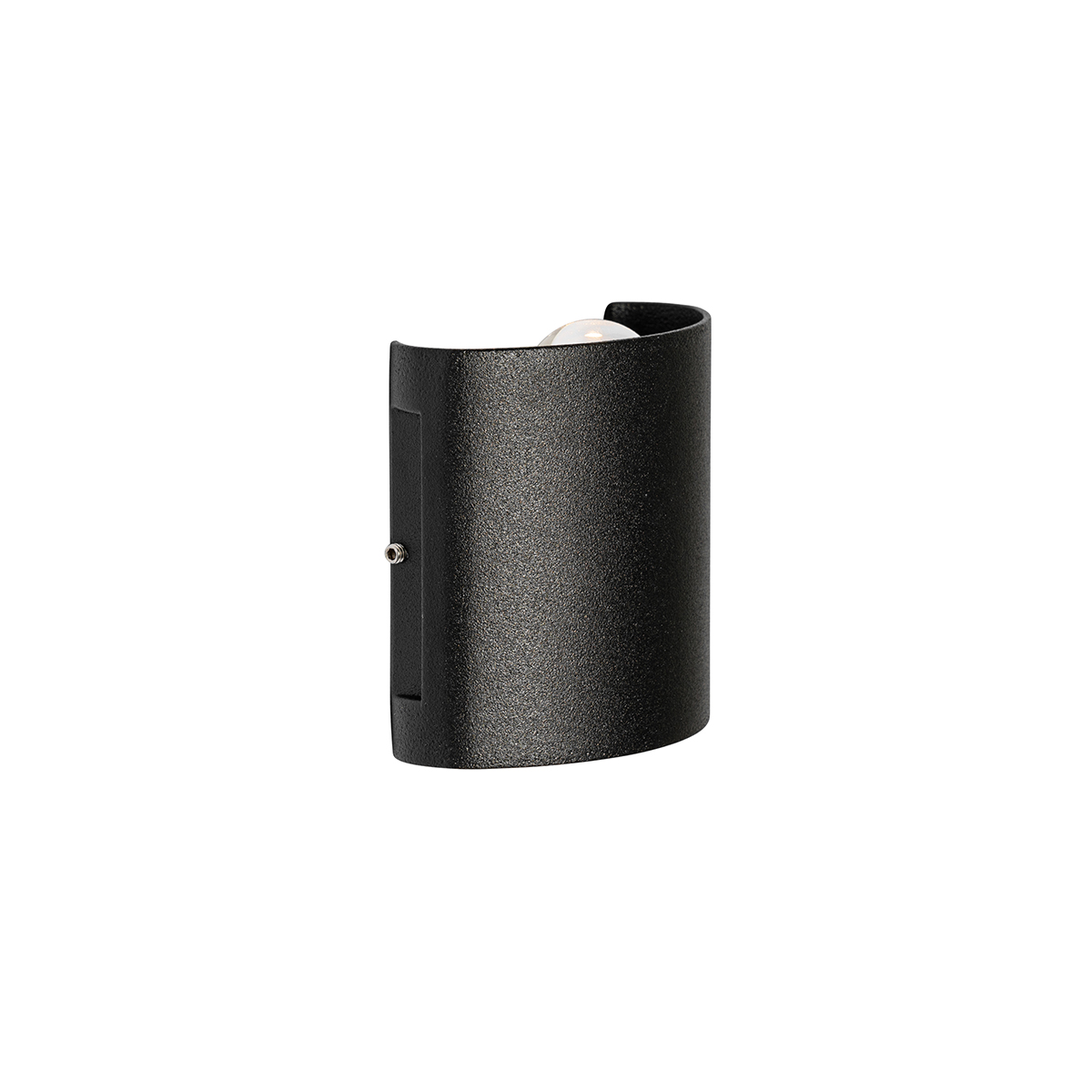 Aplique de pared exterior negro con LED 2 luces IP54 - Silly
