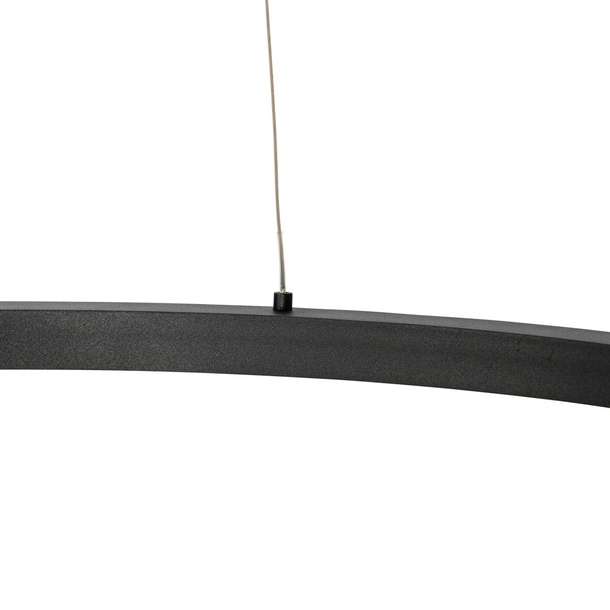 Lámpara colgante inteligente negra 80 cm con LED y RGBW - Girello