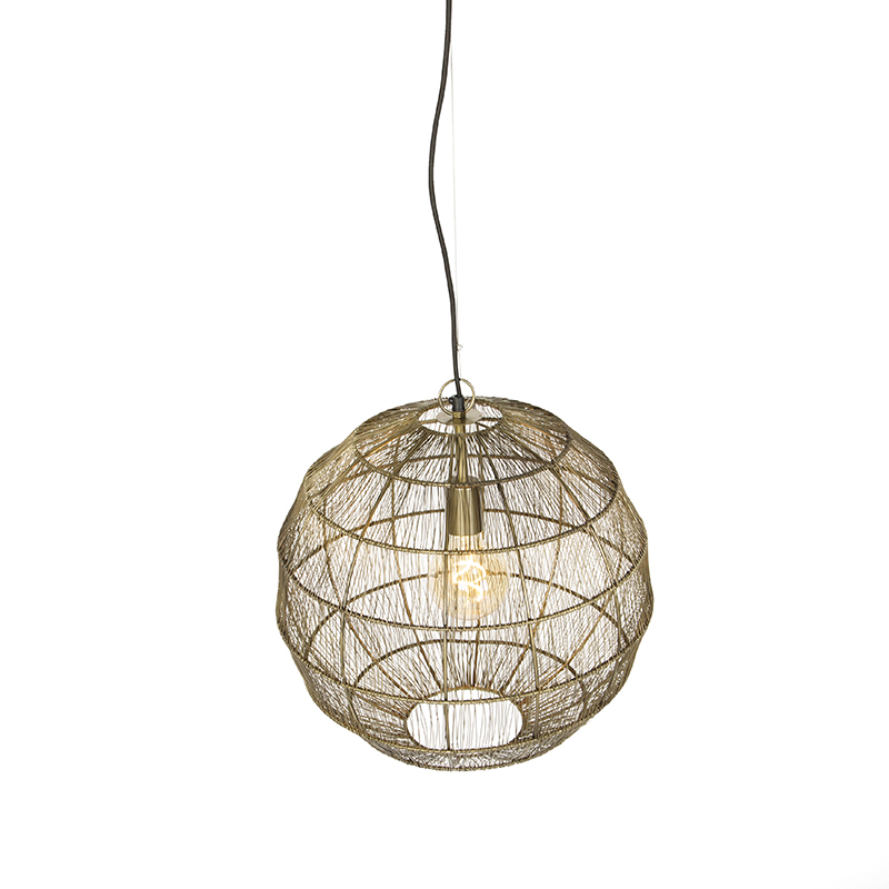 Modern Pendant Light Brass 42 cm - Bolti