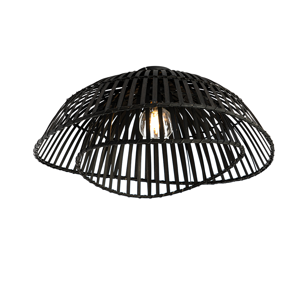 Plafón oriental de bambú negro 62 cm - Pua