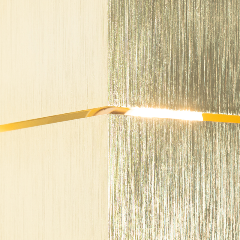 Modern Wall Light Gold 9.7 cm - Transfer Groove