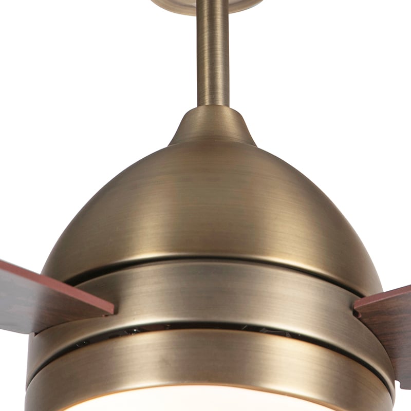 Ventilador de techo bronce 96cm con mando a distancia - Rotar