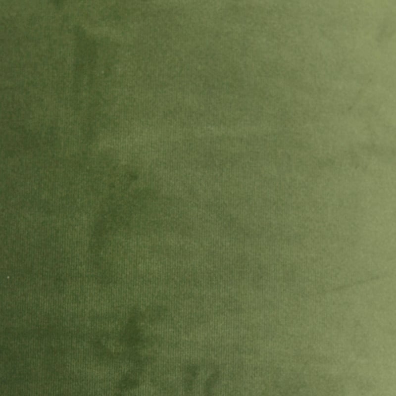 Abat-jour en velours vert 50/50/25 avec intérieur doré