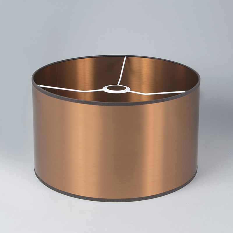 Abat jour 35/35/20 cuivre Qazqa Moderne Cylindre / rond