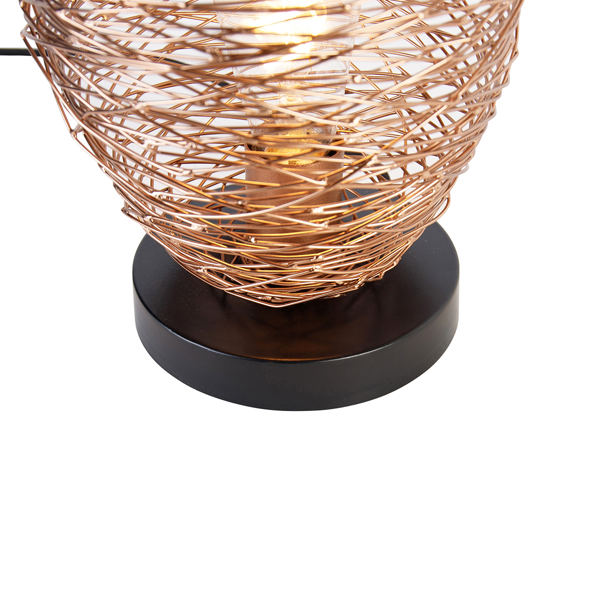Designer-Tischlampe Kupfer 30 cm - Sarella