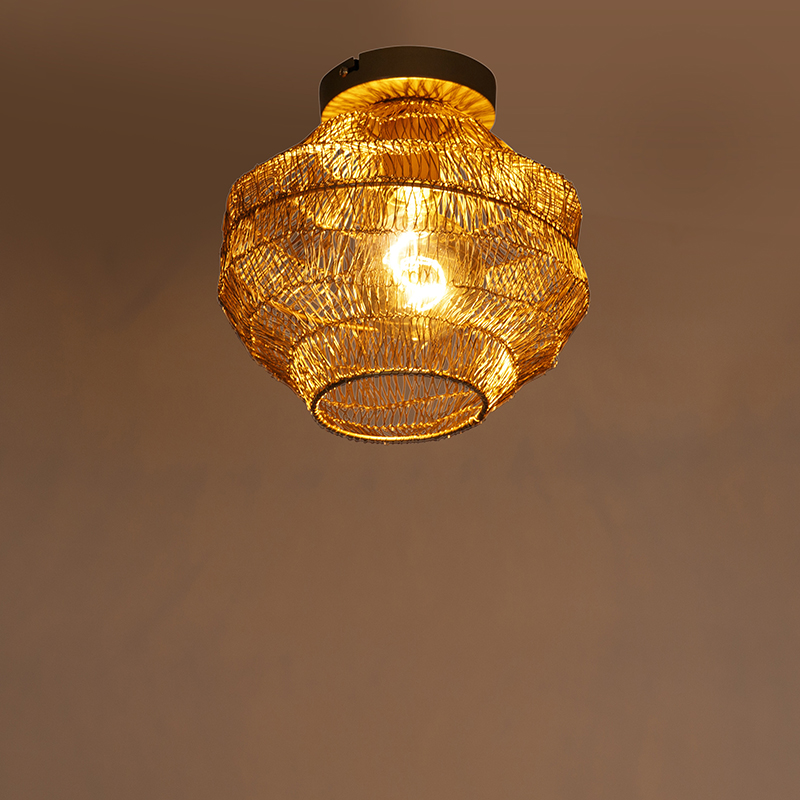 Plafón oriental dorado 25 cm - Vadi