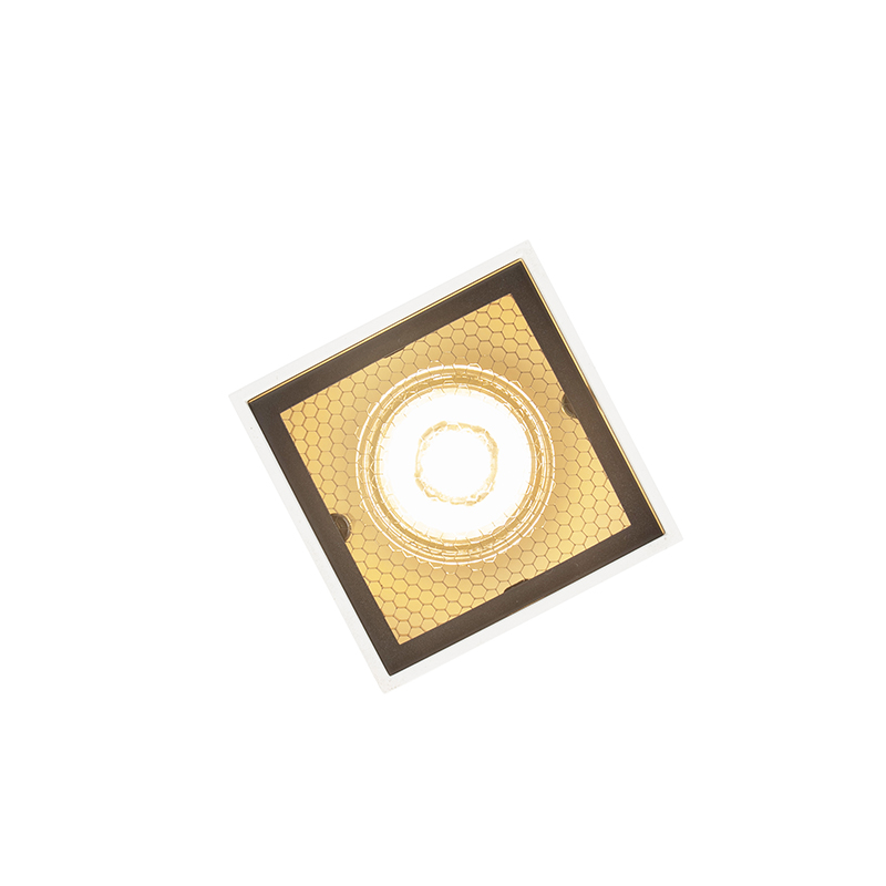 Design-Aufbaustrahler weiß GU10 50mm - Qubo Honey
