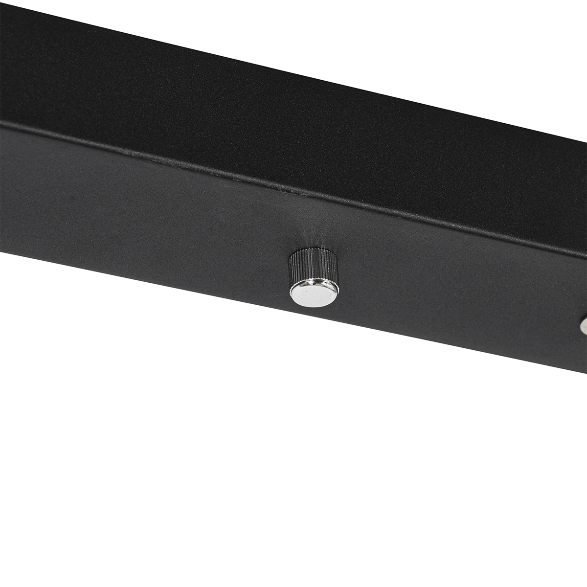 Suspension noire oblongue avec LED à intensité variable 3 niveaux 3 lumières - Lyani