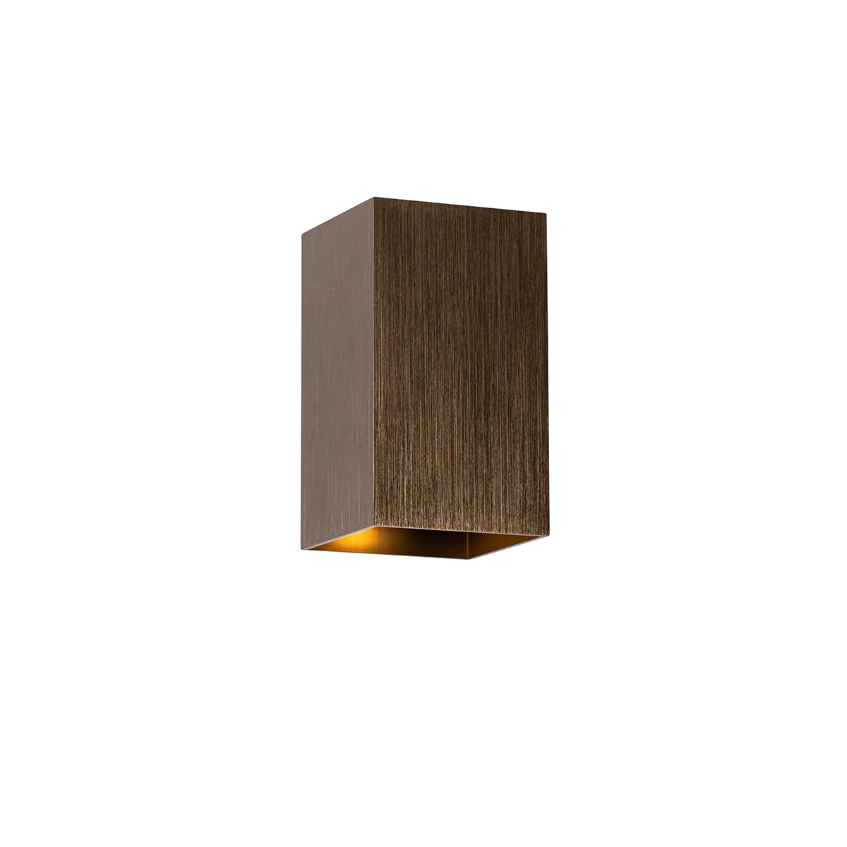 Moderne Wandleuchte dunkelbronze quadratisch - Sandy