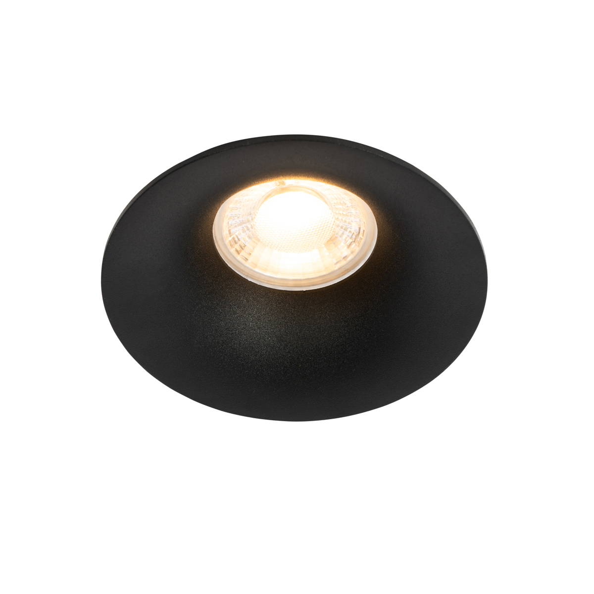 Moderner Einbaustrahler Schwarz GU10 50mm - Gijs