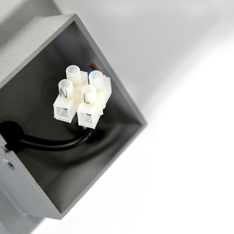 Lampada da parete per esterni moderna grigia IP44 - Denmark