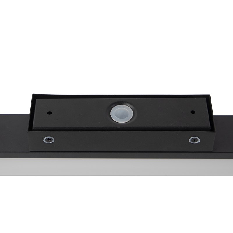 Moderne Wandleuchte Schwarz 32cm inkl. LED IP44 - Cascada