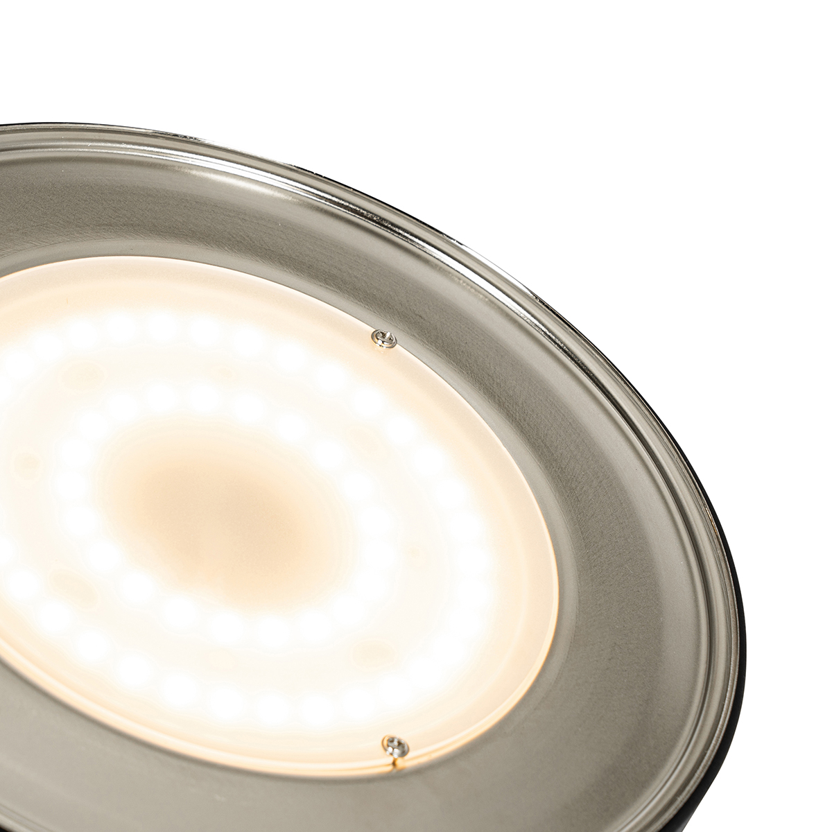 Lampadaire bronze avec LED et variateur avec lampe de lecture - Kelso