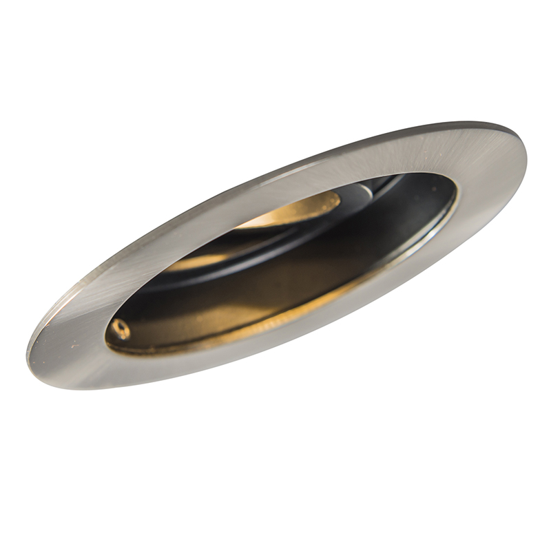 Spot encastrable Rondoo acier set de 5