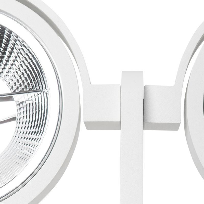 Foco moderno blanco 2 luces - Master 111