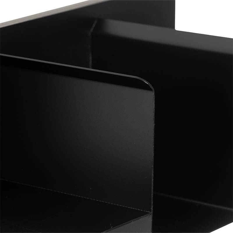 Aplique moderno negro con LED y USB - Thijs