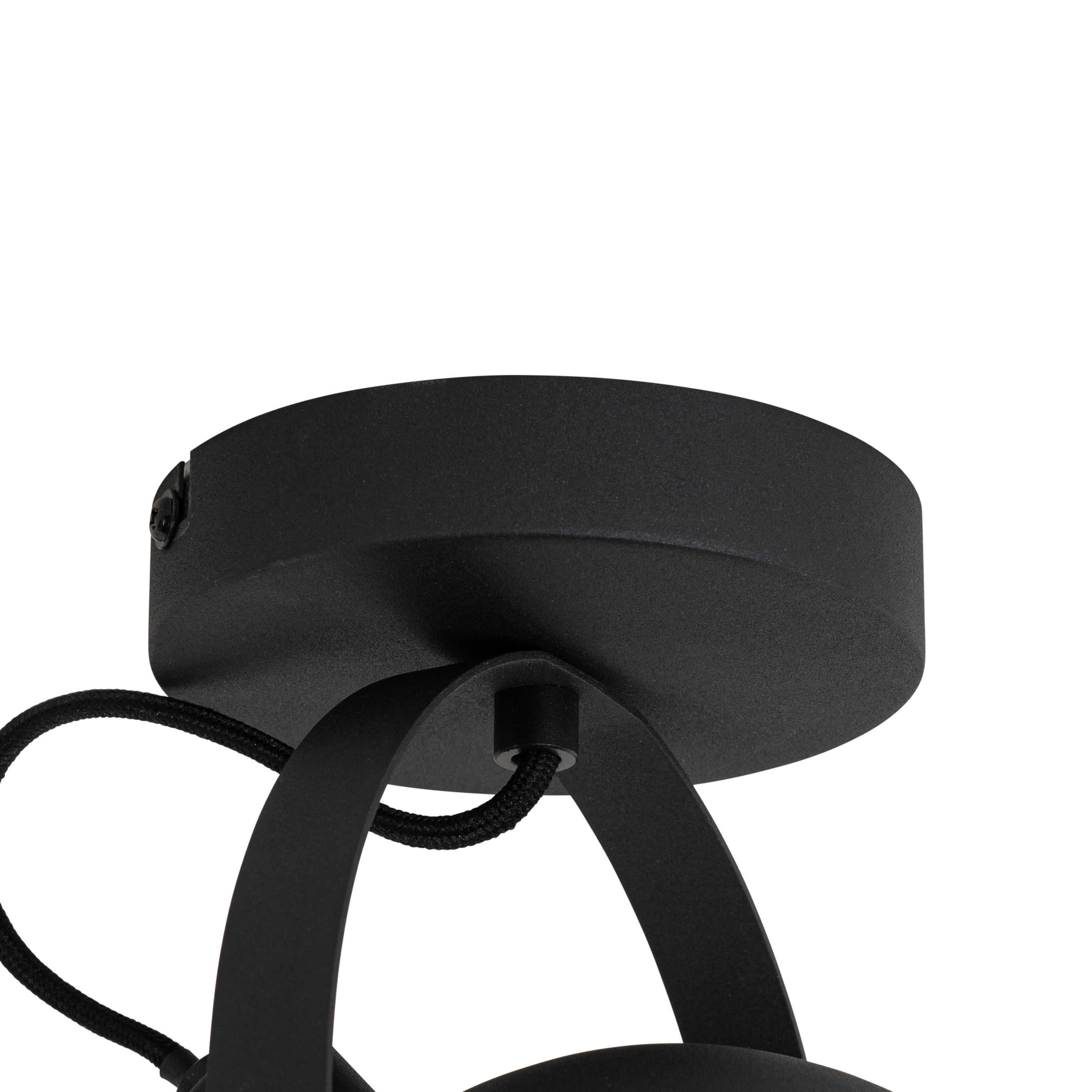 Industrial Ceiling Spot Black with Gold 15 cm Adjustable - Magnax