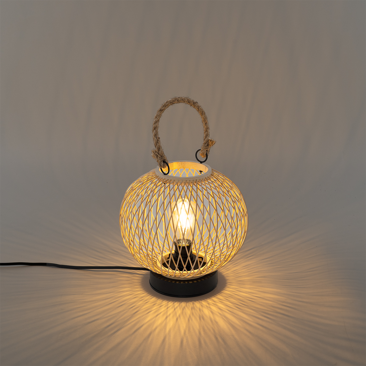 Rustic Outdoor Table Lamp Rattan - Calamus