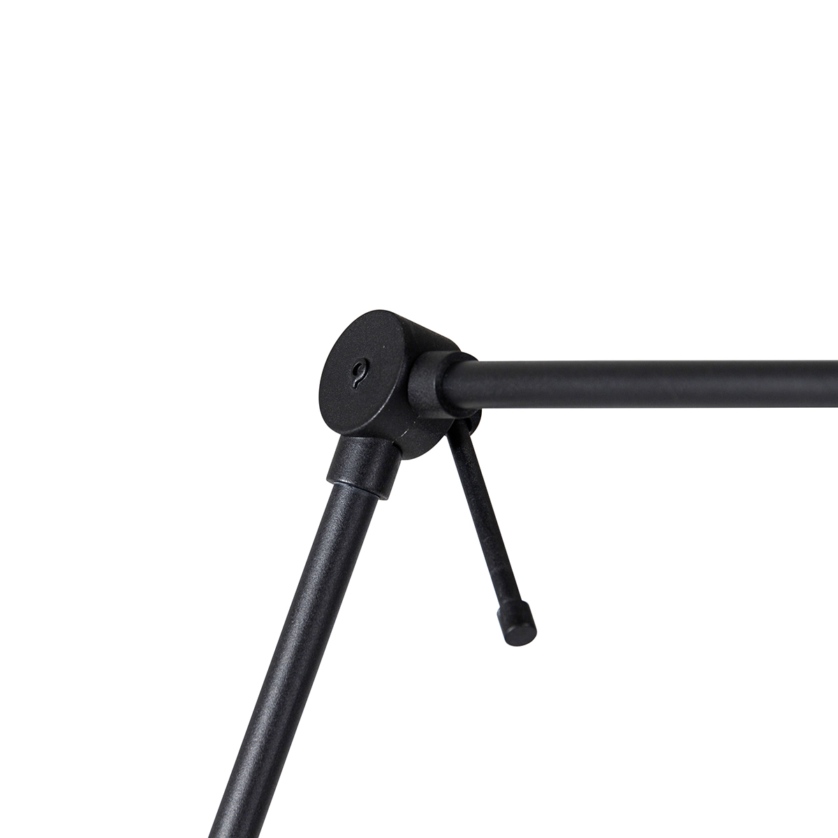 Aplique negro con pantalla de ratán 50 cm regulable - Blitz