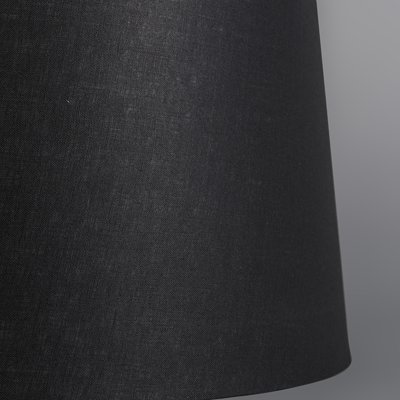 Suspension moderne blanche avec abat-jour 45 cm noir - Combi 1