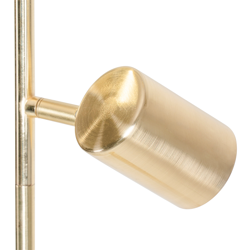 Lampadaire moderne en laiton 3 lumières - Jeana