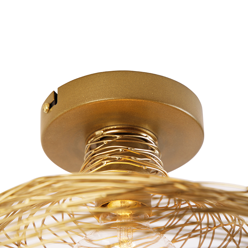 Plafón de diseño dorado - Sarella