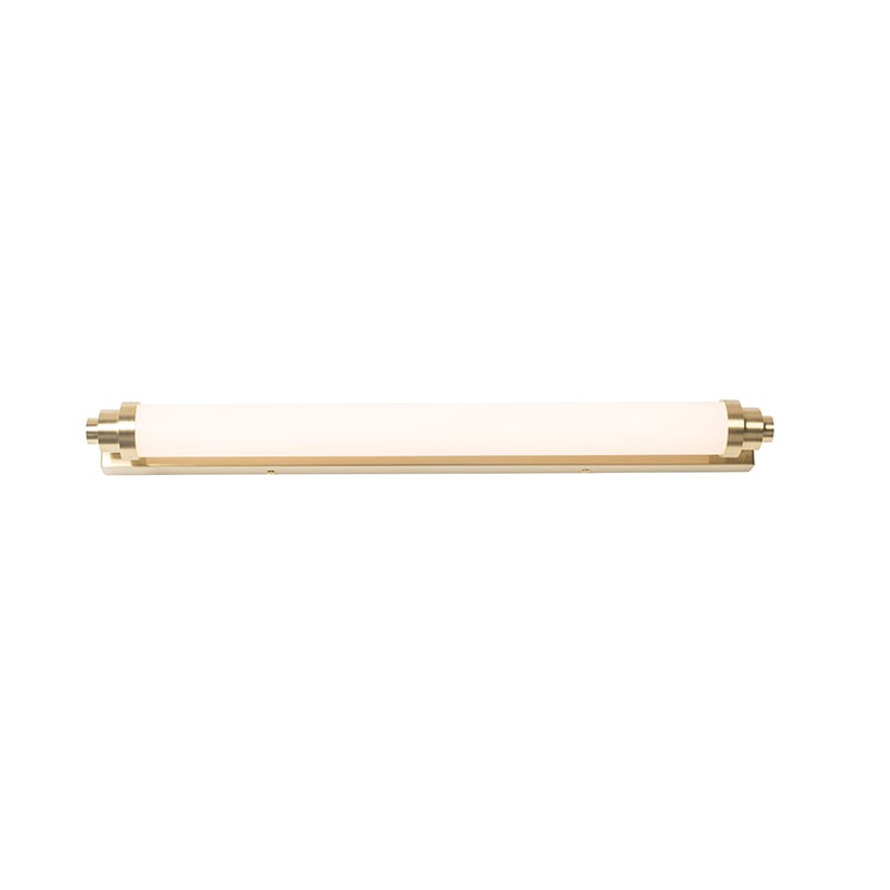 Wall Light White with Gold Incl. LED 3-Step Dimmable IP44 - Yordi