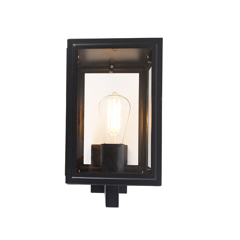 Applique murale rustique noire IP44 - Sutton Up