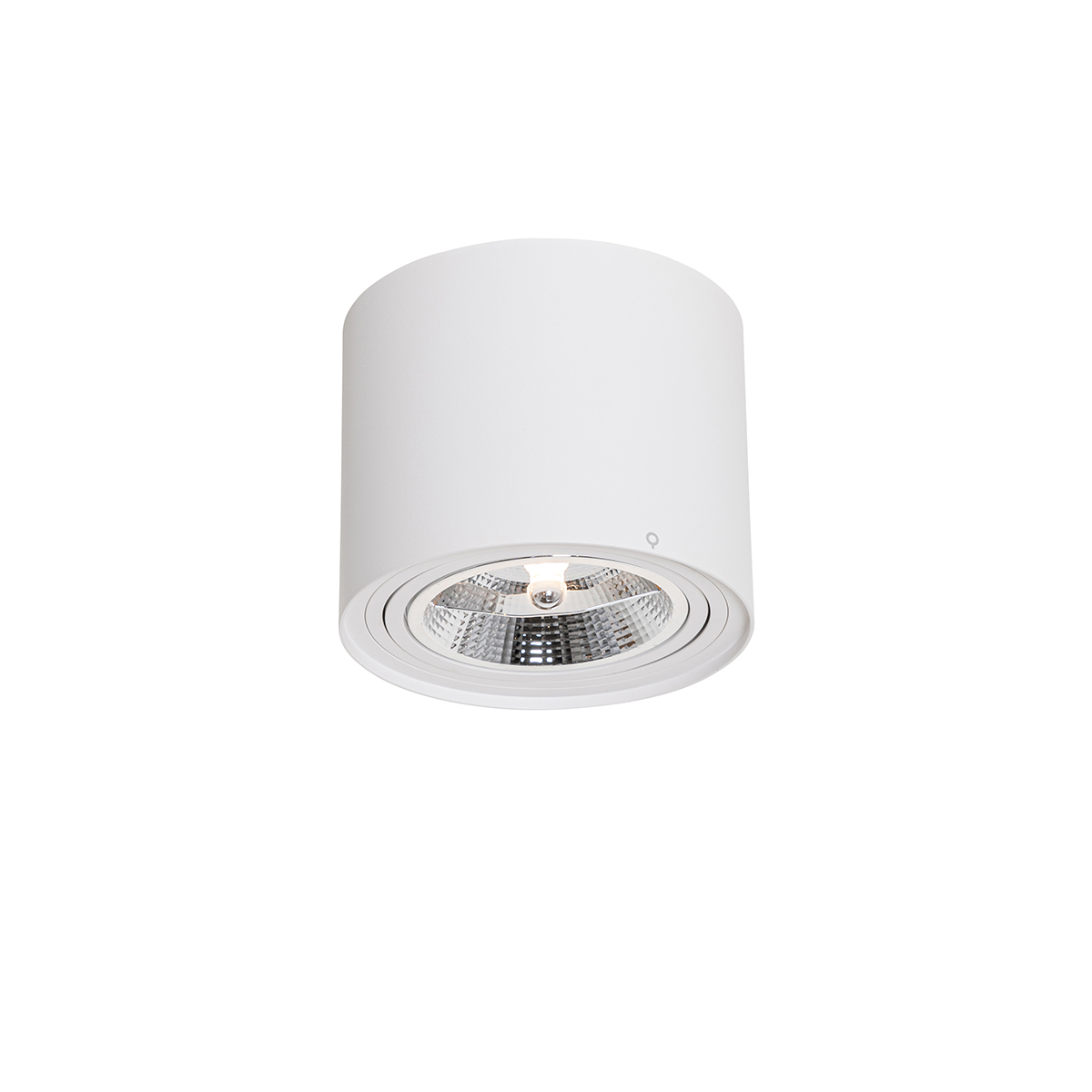 Faretto da soffitto smart bianco orientabile e inclinabile con Wifi GU10 111mm - Rondoo Up
