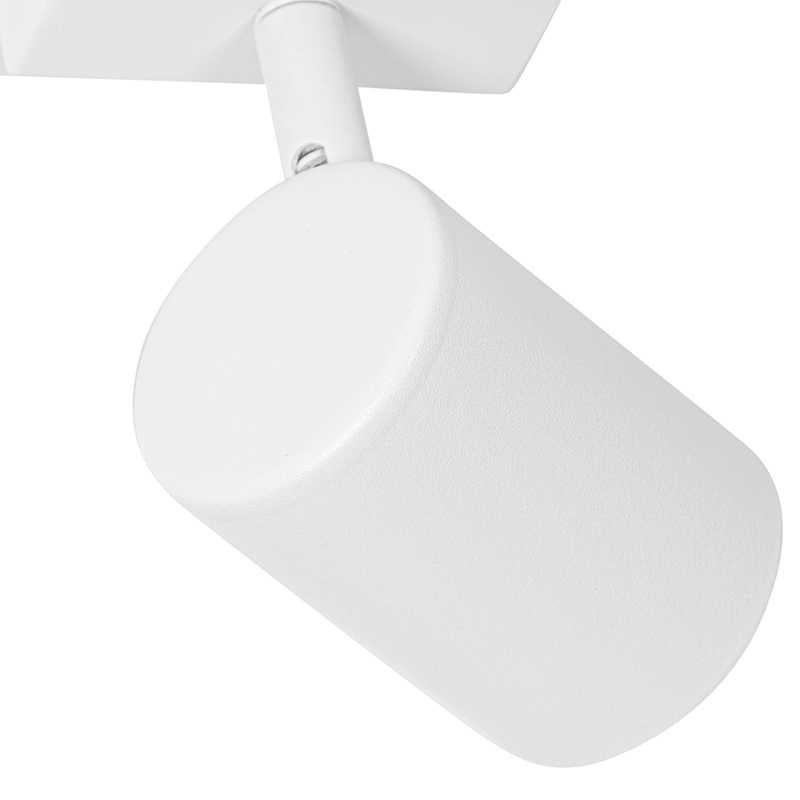 Foco moderno blanco ajustable cuadrado - Jeana
