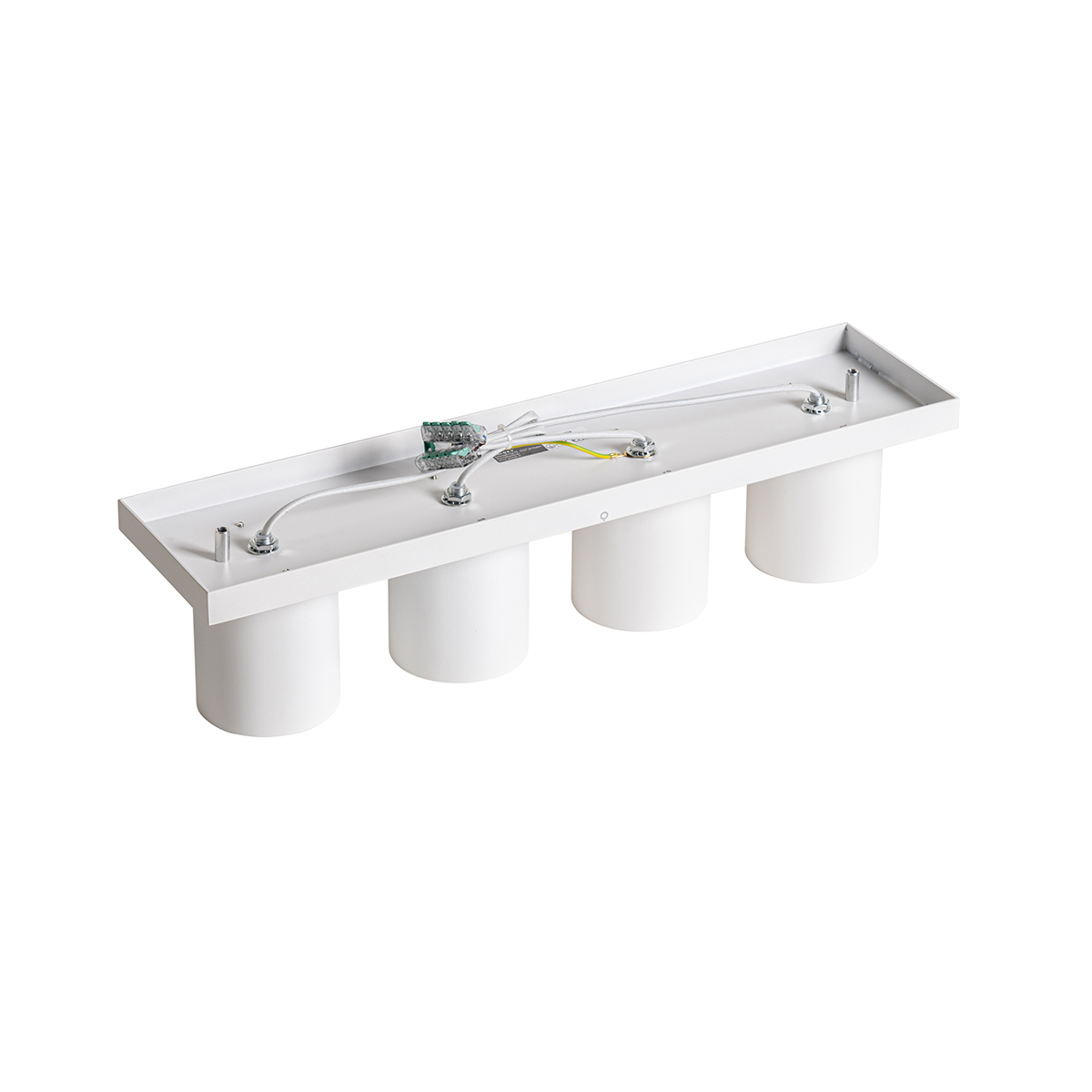 Foco de techo moderno blanco 4 luces - Tubo