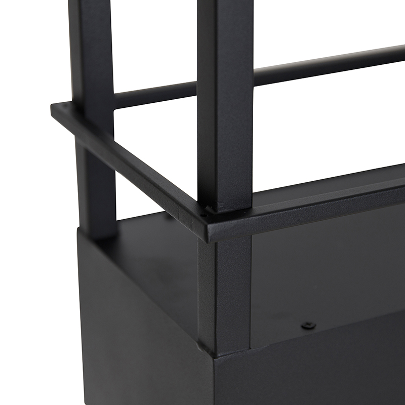 Lámpara Colgante Industrial Negra Malla 4 Luces - Cage | Leroy Merlin