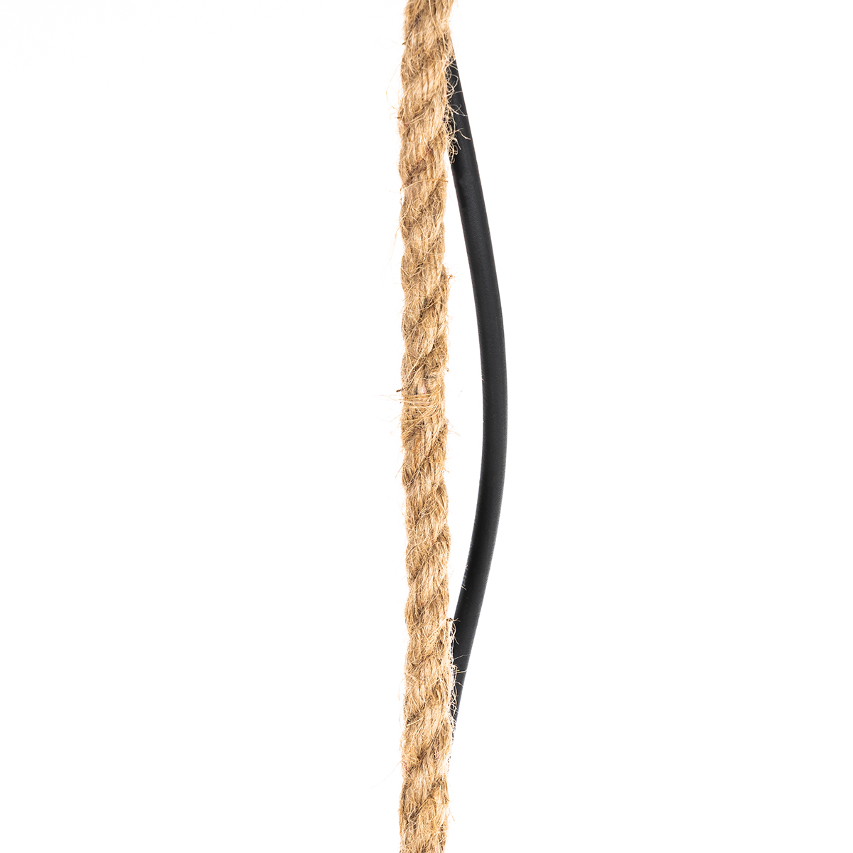 Rustic Outdoor Pendant Light Rattan 40x55 cm - Calamus