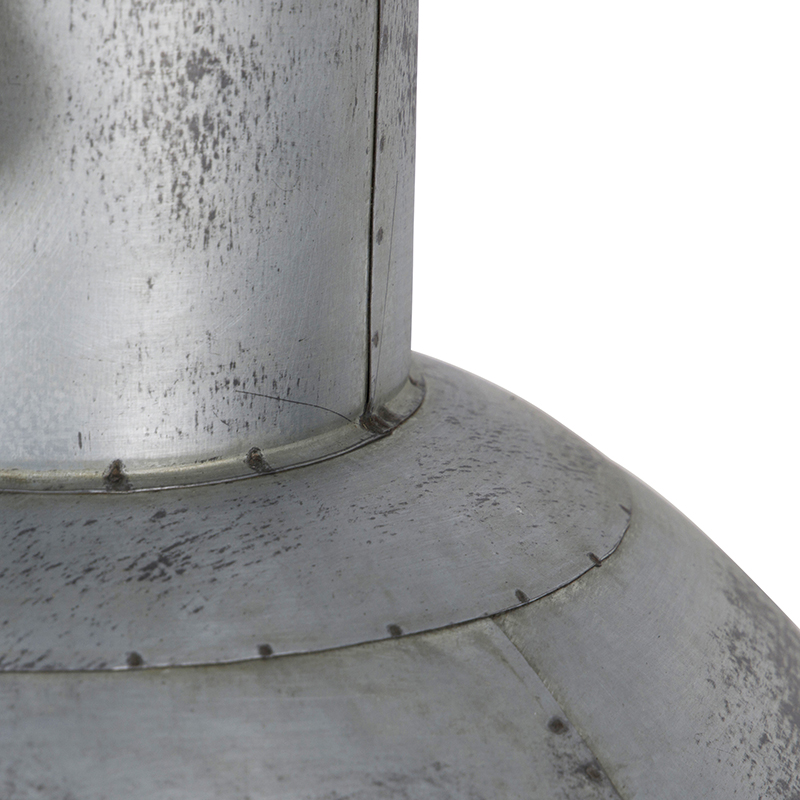 Lámpara colgante industrial gris 40 cm - Samia Sabo