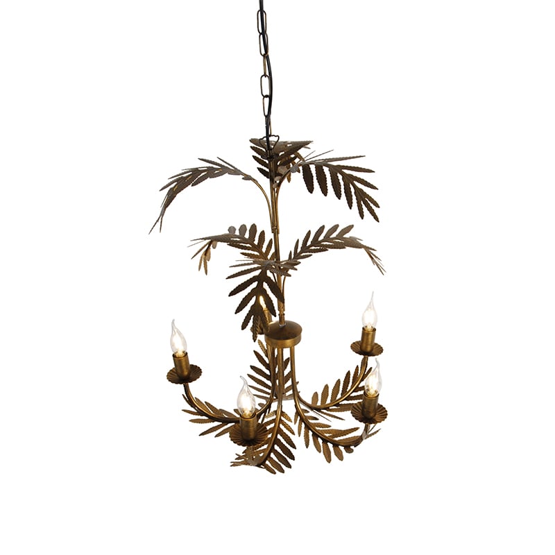 Vintage Chandelier Gold 5-Light - Botanica
