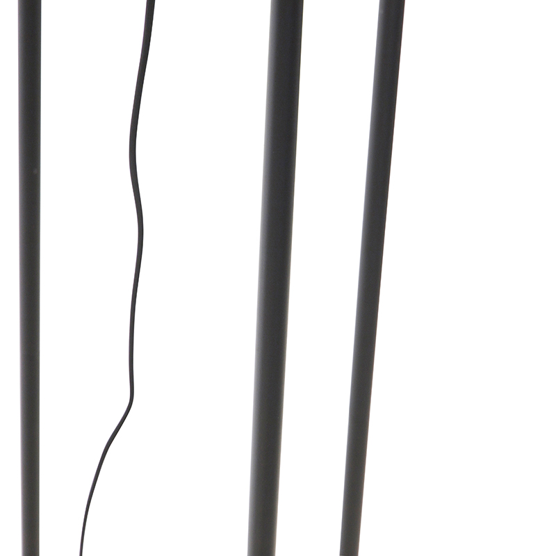Lampada da terra industriale nera - Bliss Vefa