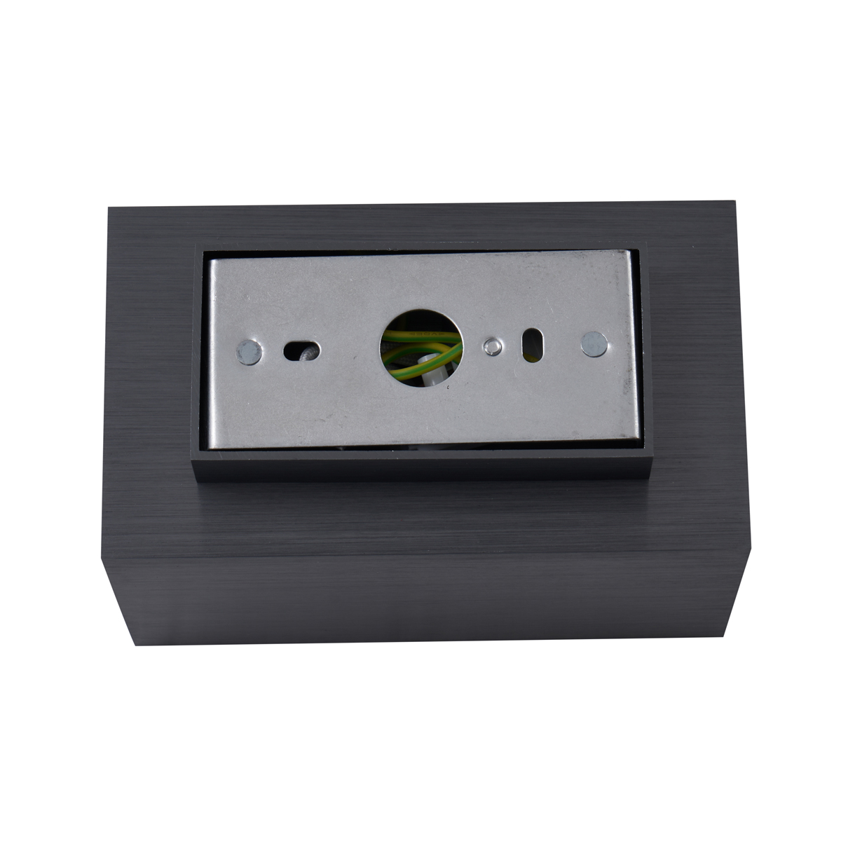 Aplique moderno color bronce arma cuadrado 2 luces GU10 50mm - Sandy