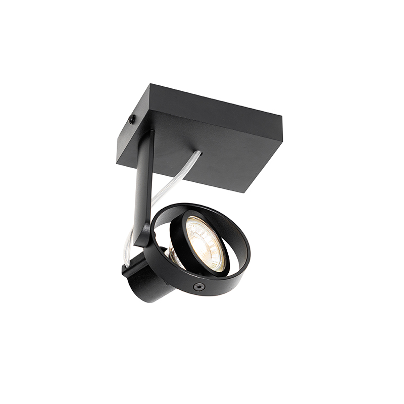 Moderner Deckenspot schwarz verstellbar GU10 50mm - Master
