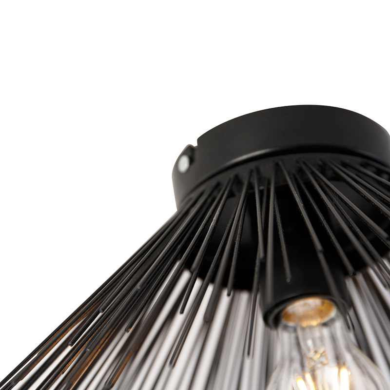 Plafón Art Deco negro - Broom