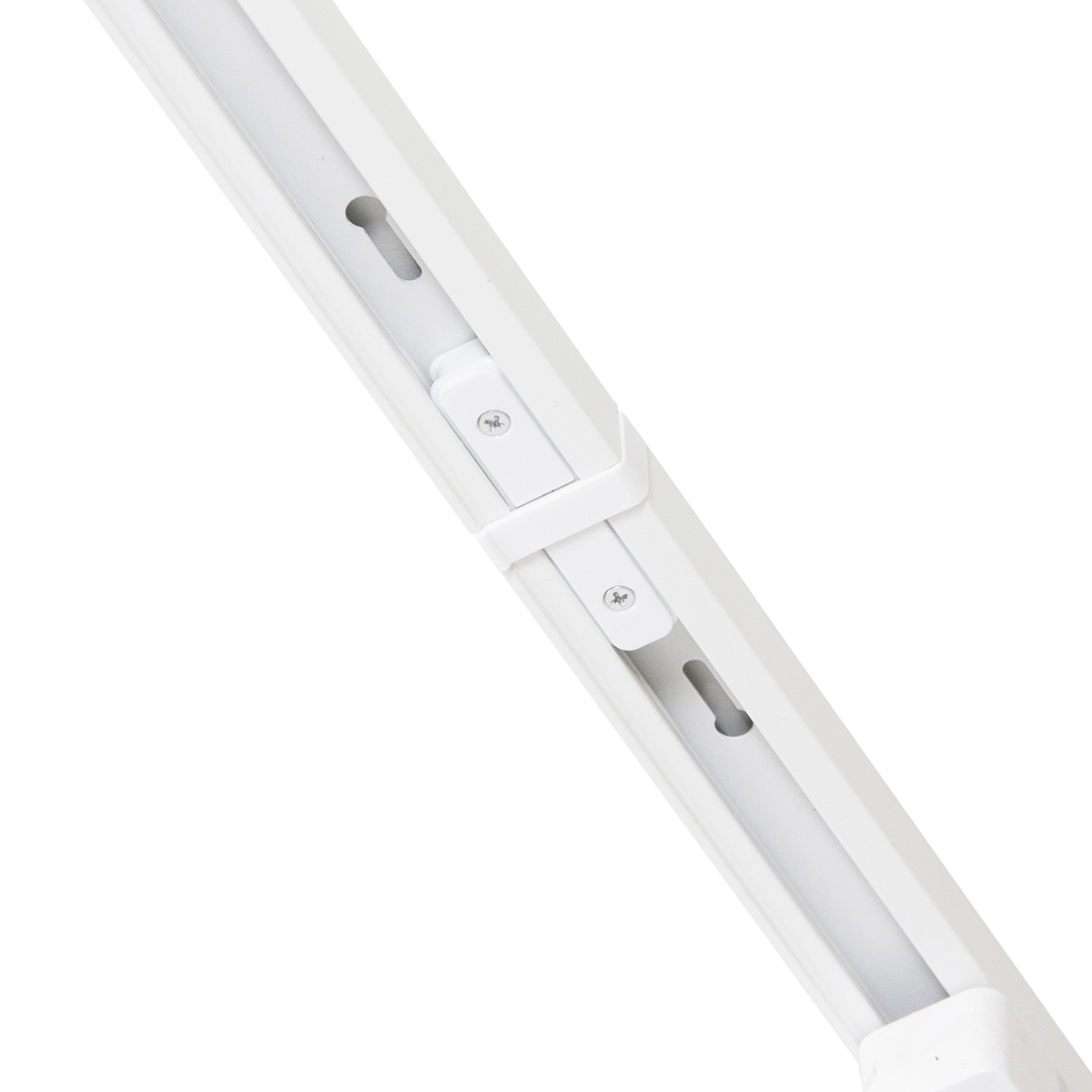 QAZQA Schienenadapter Weiß - Quadratische Montage Für Deckenbeleuchtung