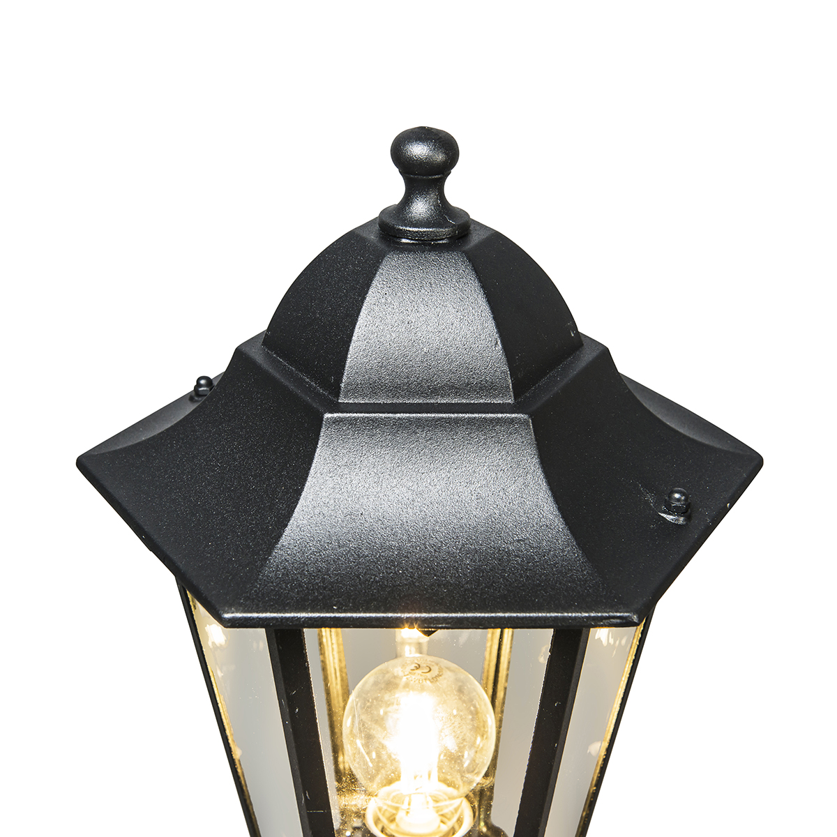Lampe d'extérieur classique noire 170cm IP44 - Nouvelle-Orléans 1