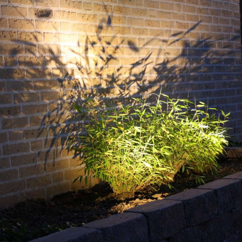 Set of 4 Spike Spotlights Black Incl. LED IP68 - Garly