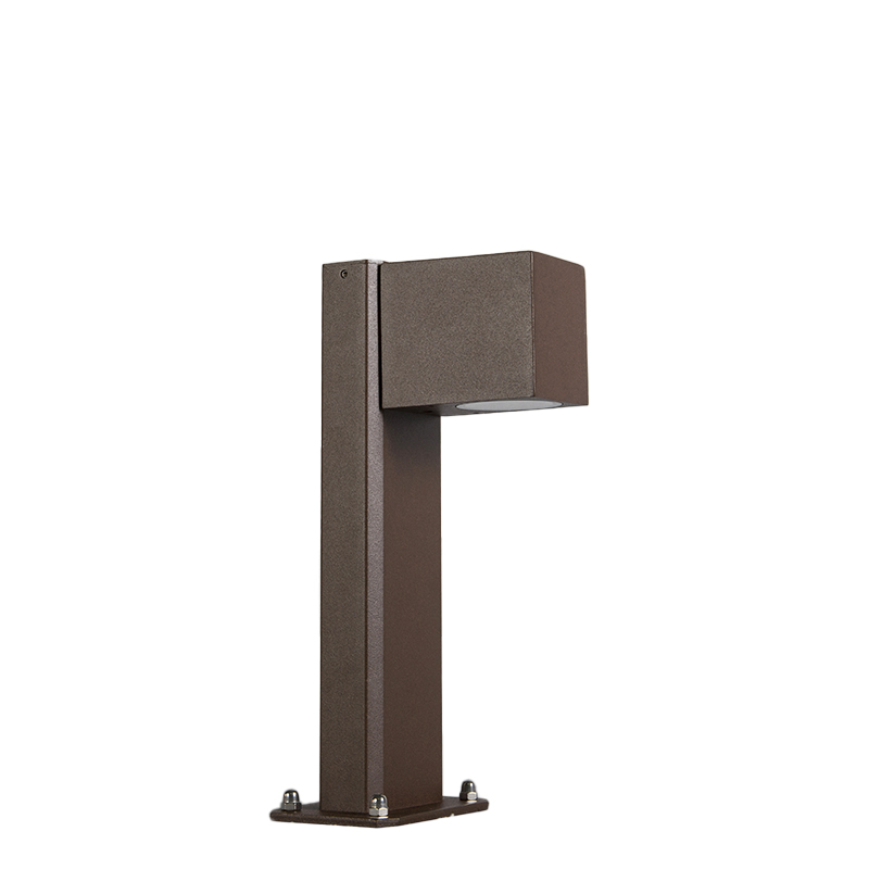 Lampada da esterno industriale in piedi marrone ruggine 30 cm IP44 - Baleno