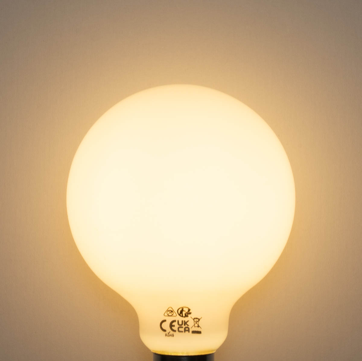 Set of 5 E27 3-Step Dimmable LED Bulb Opal G95 4W 450lm 2700K