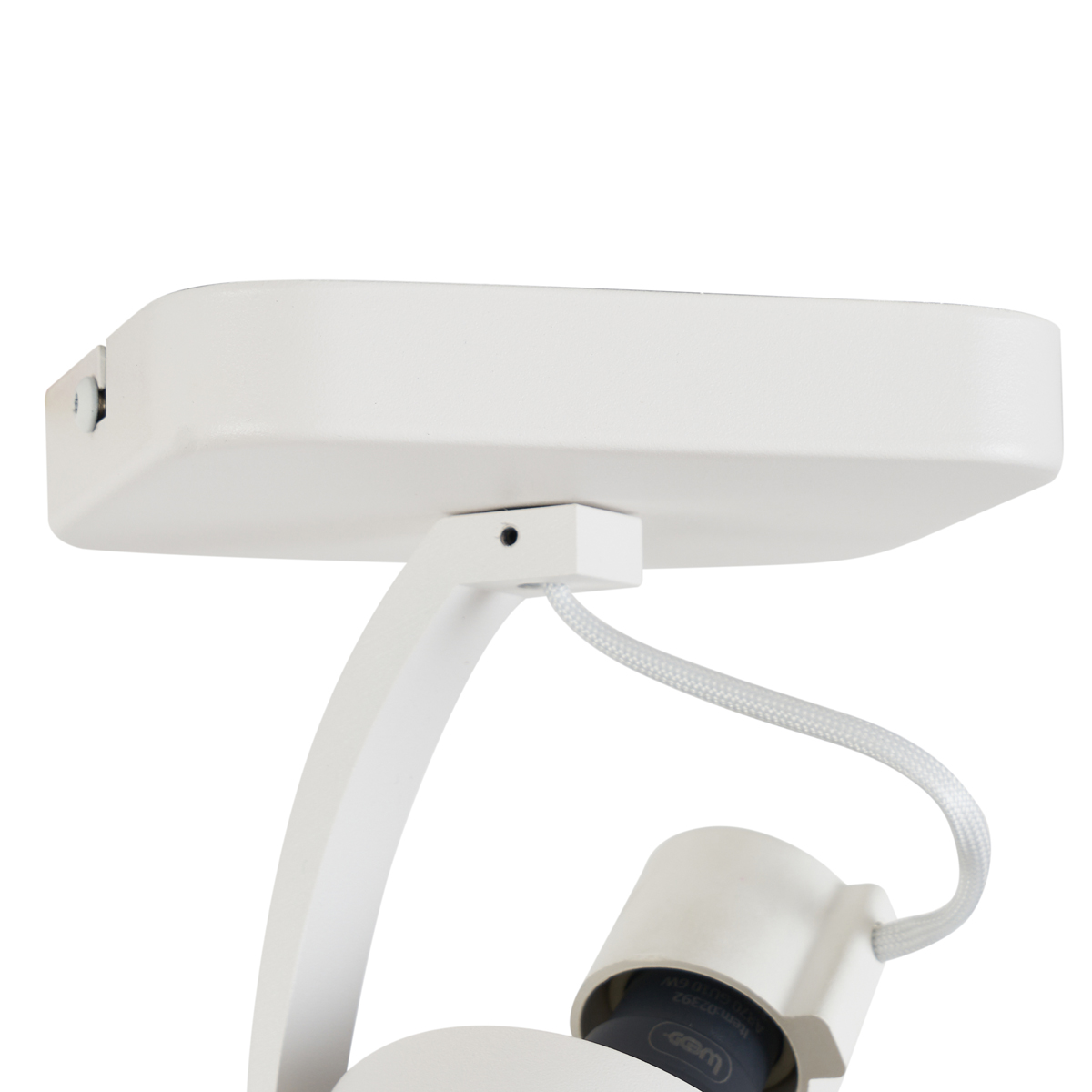 Foco de techo de diseño blanco GU10 70mm giratorio e inclinable - Vo
